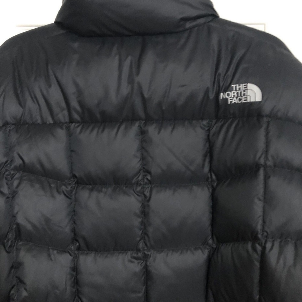 NORTH FACE 800 PRO SERIES DOWN JACKET MENS XL PTP 25 HEM 27 BLACK NICE 800 - Picture 7 of 16